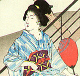 Shuntei Miyagawa 1873-1914 - Viewing Moon - Yukiyo no Hana - artelino Art Auctions. Shuntei Miyagawa 1873-1914 - Viewing Moon - Yukiyo no Hana