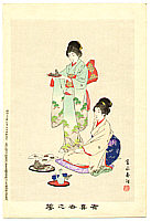 Shuntei Miyagawa 1873-1914 - Miniature Landscape - Yukiyo no Hana - artelino Art Auctions. Shuntei Miyagawa 1873-1914 - Miniature Landscape - Yukiyo no Hana