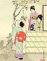 Shuntei Miyagawa 1873-1914 - Cherry Blossoms - Yukiyo no Hana - artelino Art Auctions. Shuntei Miyagawa 1873-1914 - Cherry Blossoms - Yukiyo no Hana