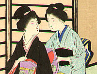 Shuntei Miyagawa 1873-1914 - Going Out - Yukiyo no Hana - artelino Art Auctions. Shuntei Miyagawa 1873-1914 - Going Out - Yukiyo no Hana