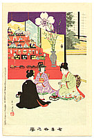 Shuntei Miyagawa 1873-1914 - Dolls Festival - Yukiyo no Hana - artelino Art Auctions. Shuntei Miyagawa 1873-1914 - Dolls Festival - Yukiyo no Hana