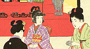 Shuntei Miyagawa 1873-1914 - Dolls Festival - Yukiyo no Hana - artelino Art Auctions. Shuntei Miyagawa 1873-1914 - Dolls Festival - Yukiyo no Hana