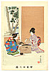 Shuntei Miyagawa 1873-1914 - Chatting - Yukiyo no Hana - artelino Art Auctions. Shuntei Miyagawa 1873-1914 - Chatting - Yukiyo no Hana