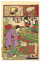 Chikanobu Toyohara 1838-1912 - Beauties in Restaurant - artelino Art Auctions. Chikanobu Toyohara 1838-1912 - Beauties in Restaurant