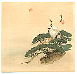 Gekko Ogata 1859-1920 - Cranes and Pine - artelino Art Auctions. Gekko Ogata 1859-1920 - Cranes and Pine