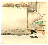 Zeshin Shibata 1807-1891 - Cat on a Windowsill - artelino Art Auctions. Zeshin Shibata 1807-1891 - Cat on a Windowsill