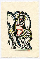 Sadao Watanabe 1913-1996 - Holy Mother and Child - Story of the Bible - artelino Art Auctions. Sadao Watanabe 1913-1996 - Holy Mother and Child - Story of the Bible