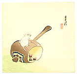 Gekko Ogata 1859-1920 - Mouse and Mallet - artelino Art Auctions. Gekko Ogata 1859-1920 - Mouse and Mallet