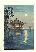 Yuhan Ito active 1930s - Ukimi-do in Biwa Lake - artelino Art Auctions. Yuhan Ito active 1930s - Ukimi-do in Biwa Lake