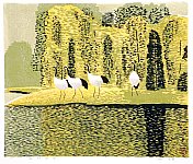 Hao Boyi born 1938 - Autumn of Lakeside - artelino Art Auctions. Hao Boyi born 1938 - Autumn of Lakeside