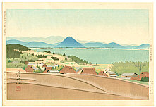 Sadanosuke Goto active in 1940s - Lake Biwa in Early Summer - artelino Art Auctions. Sadanosuke Goto active in 1940s - Lake Biwa in Early Summer