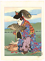 Paul Jacoulet 1902-1960 - Jeu Princier. Mongol - artelino Art Auctions. Paul Jacoulet 1902-1960 - Jeu Princier. Mongol