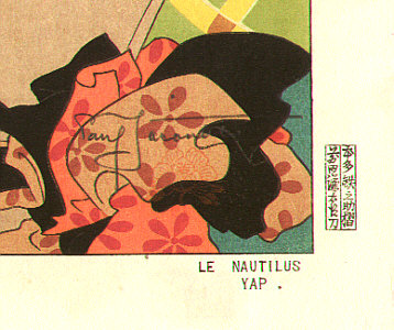Paul Jacoulet 1902-1960 - Le Nautilus. Yap