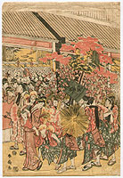 Shunsen Katsukawa 1762-1830 - Festival Parade - 1 - artelino Art Auctions. Shunsen Katsukawa 1762-1830 - Festival Parade - 1