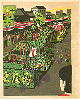 Hide Kawanishi 1894-1965 - Kobe Port Festival - Japanese Native Customs - artelino Art Auctions. Hide Kawanishi 1894-1965 - Kobe Port Festival - Japanese Native Customs