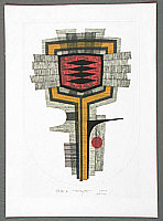 Fumio Fujita born 1933 - Mask - B - artelino Art Auctions. Fumio Fujita born 1933 - Mask - B