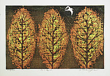 Shiro Takagi born 1934 - Bird in the Night - B - artelino Art Auctions. Shiro Takagi born 1934 - Bird in the Night - B