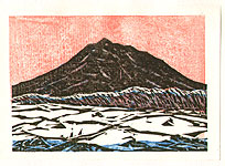 Seion Yamaguchi born 1926 - Dusk at Mt.Iwaki - artelino Art Auctions. Seion Yamaguchi born 1926 - Dusk at Mt.Iwaki