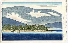 Hideo Nishiyama born 1911 - Maiko Beach In Ohmi - artelino Art Auctions. Hideo Nishiyama born 1911 - Maiko Beach In Ohmi