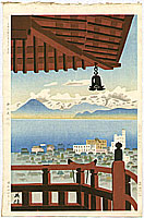 Hideo Nishiyama born 1911 - Mii Temple - artelino Art Auctions. Hideo Nishiyama born 1911 - Mii Temple