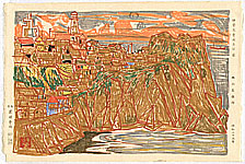 Hideo Nishiyama born 1911 - Iseshima Temple - artelino Art Auctions. Hideo Nishiyama born 1911 - Iseshima Temple