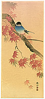 Sozan Ito 1884-? - Blue Bird in Autumn - artelino Art Auctions. Sozan Ito 1884-? - Blue Bird in Autumn
