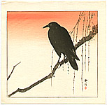 Seiko active ca. 1890 - 1900 - Crow and Orange Sky - artelino Art Auctions. Seiko active ca. 1890 - 1900 - Crow and Orange Sky