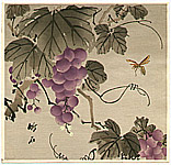 Chikuseki active ca. 1900 - Grape and Wasp - artelino Art Auctions. Chikuseki active ca. 1900 - Grape and Wasp