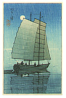 Hasui Kawase 1883-1957 - Ayashi Bay - artelino Art Auctions. Hasui Kawase 1883-1957 - Ayashi Bay
