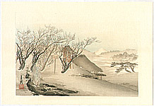 Gekko Ogata 1859-1920 - Winter - One Hundred Views of Mt.Fuji - artelino Art Auctions. Gekko Ogata 1859-1920 - Winter - One Hundred Views of Mt.Fuji