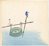 Keigetsu Matsubayashi 1876-1963 - Kingfisher - artelino Art Auctions. Keigetsu Matsubayashi 1876-1963 - Kingfisher