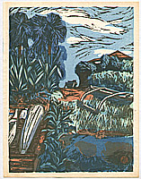 Okiie Hashimoto 1899-1993 - Hachijo Island - artelino Art Auctions. Okiie Hashimoto 1899-1993 - Hachijo Island