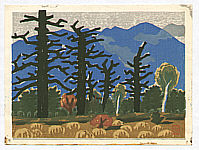 Masao Maeda 1904-1974 - Mountains in Senjogahara - artelino Art Auctions. Masao Maeda 1904-1974 - Mountains in Senjogahara
