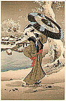 Unknown - Beauty in The Snow - artelino Art Auctions. Unknown - Beauty in The Snow