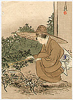 Gekko Ogata 1859-1920 - Bijin Preparing Tea Ceremony - artelino Art Auctions. Gekko Ogata 1859-1920 - Bijin Preparing Tea Ceremony