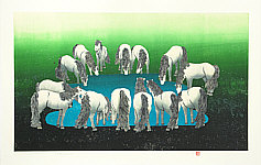 Zhang Yongqing born 1958 - The Night of Holunbale