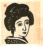 Unichi Hiratsuka 1895-1997 - Beauty - artelino Art Auctions. Unichi Hiratsuka 1895-1997 - Beauty