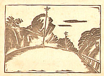 Sakuichi Fukazawa 1896-1947 - Road - artelino Art Auctions. Sakuichi Fukazawa 1896-1947 - Road