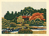 Masao Maeda 1904-1974 - Shinjuku Gyoen National Garden - artelino Art Auctions. Masao Maeda 1904-1974 - Shinjuku Gyoen National Garden