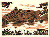 Masao Maeda 1904-1974 - Ohnuma Lake and Mt. Komagatake - artelino Art Auctions. Masao Maeda 1904-1974 - Ohnuma Lake and Mt. Komagatake