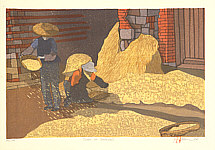 Joshua Rome born 1953 - Harvest in Yunan - Yunan no Shukaku - artelino Art Auctions. Joshua Rome born 1953 - Harvest in Yunan - Yunan no Shukaku
