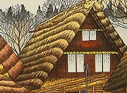 Ryusei Okamoto born 1949 - Old Village in Hida