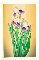 Ryusei Okamoto born 1949 - German Iris - artelino Art Auctions. Ryusei Okamoto born 1949 - German Iris