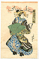 Yoshikazu Utagawa active ca.1850-70 - Beauty Koine - artelino Art Auctions. Yoshikazu Utagawa active ca.1850-70 - Beauty Koine