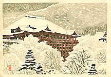 Seiji Aoyama 1893-1969 - Kiyomizu Temple - artelino Art Auctions. Seiji Aoyama 1893-1969 - Kiyomizu Temple