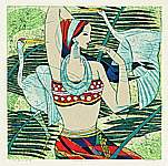 Hao Ping born 1952 - Crane Dance in Spring Breeze