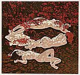 Chen Yuping born 1947 - Red in the Mountains