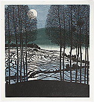 Shi Yi born 1939 - Winter Moon - artelino Art Auctions. Shi Yi born 1939 - Winter Moon