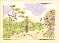 Unichi Hiratsuka 1895-1997 - Landscape of Yoyogi - artelino Art Auctions. Unichi Hiratsuka 1895-1997 - Landscape of Yoyogi