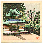 Masao Maeda 1904-1974 - Temple Yard - artelino Art Auctions. Masao Maeda 1904-1974 - Temple Yard